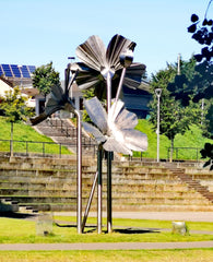 Unveiling the Magnitude - Flax Flowers, Ann Feely Artist