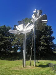 A Celebration of Flax, Public Artwork, Solutide Park and Banbridge, Co. Down., Ann Feely Artist