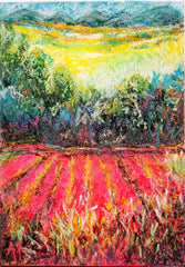 Red Field by Ann Feely Artist