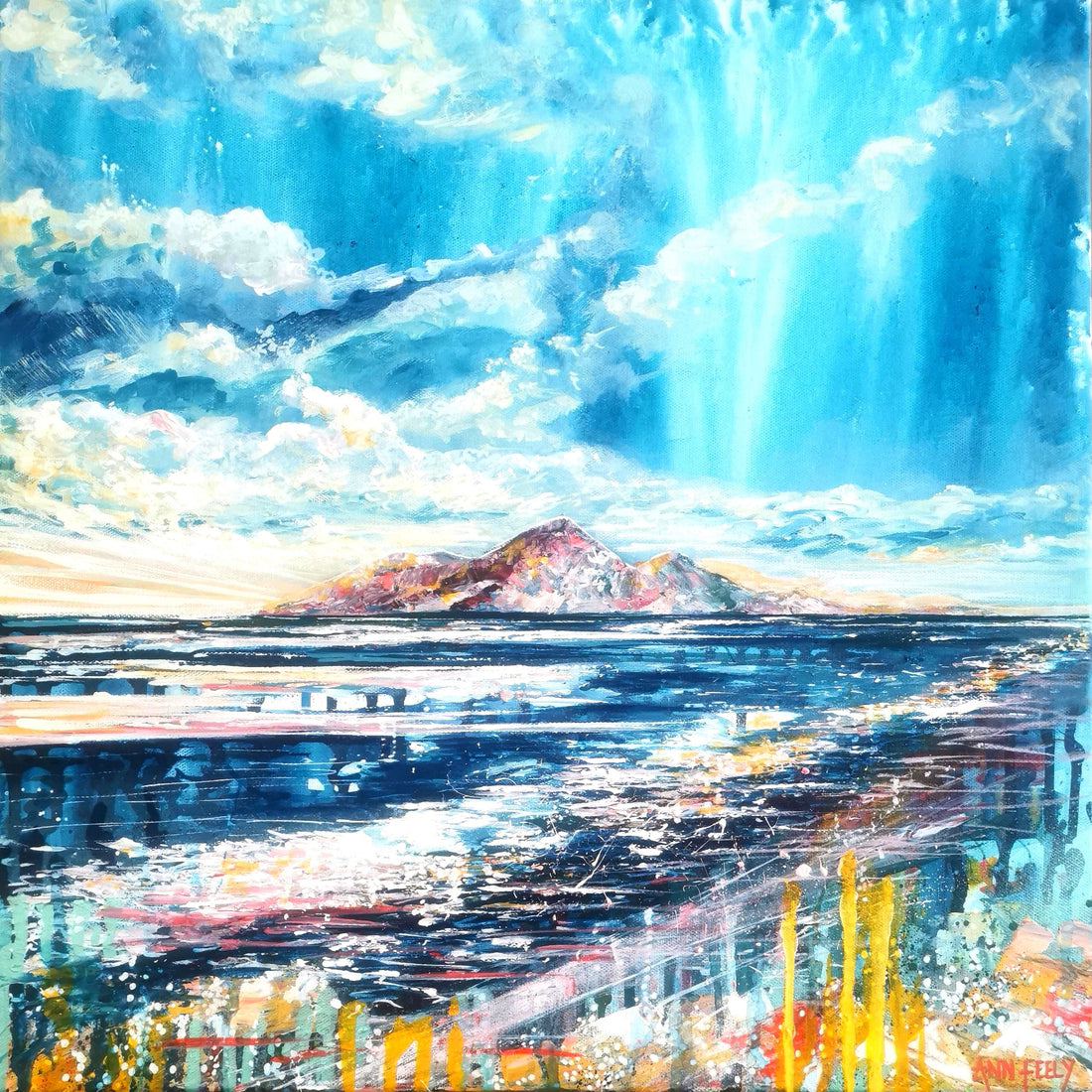 Rhythm of Sea Mournes, Ann Feely Artist