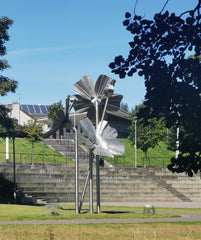 The Symbolism of Steel: Ann Feely's 'Flax Flowers' Installation