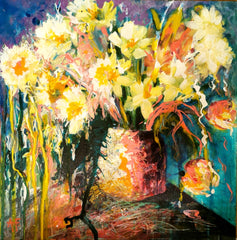 Spring Explosion: A Burst of Colours by Ann Feely | Still Life