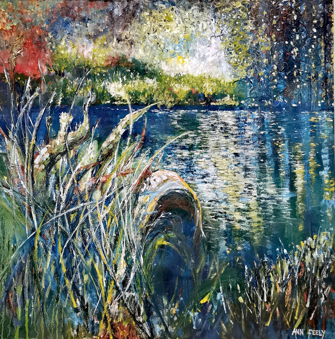 Wild Blue River by Ann Feely Artist